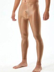 Leggings de compression taille mi-haute personnalisés pour femmes, haute qualité, longueur intégrale, sans couture, respirants, extensibles dans quatre directions, couleur unie - Product Image 3