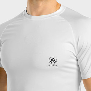 T-shirt de sport pour homme en coton 100 %, matière durable et confortable, coupe ample, imprimé, couleur unie, fabriqué au Pakistan - Product Image 5