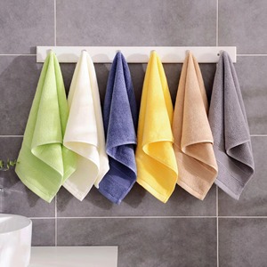 Serviette de toilette d'hôtel haut de gamme en coton épais, très absorbante, séchage rapide, serviette de bain, approvisionnement en gros OEM, serviette de toilette en coton de couleur unie - Product Image 3
