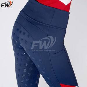 Pantalon d'équitation pour femme, culotte d'équitation intégrale avec poches en silicone - Product Image 2