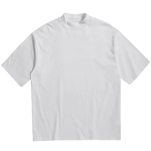 T-shirt Homme Oversize en Coton Blanc Imprimé avec Logo Personnalisé, Manches Courtes, Col Rond, Coupe Décontractée, Motif Lettres au Dos - Product Image 5
