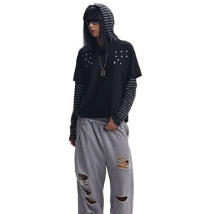 Mens Oversized Zip-Up <b>Hoodie</b> Streetwear Sweatshirt Unisex Loose-Fit Casual Jacket Trendy <b>Couple</b> Style 100% Cotton Autumn - Product Image 2