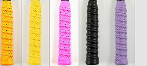 FRCETEE venta al por mayor tipo fino PU Overgrip para <span class=keywords><strong>raquetas</strong></span> de tenis y bádminton sensación seca raqueta de tenis sobre agarre para puntos de presión - Product Image 3