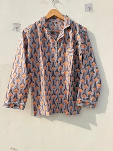 ชุดนอนผ้าฝ้ายลายดอกไม้ทำมือสำหรับผู้หญิง ชุดนอนสบายๆ - Product Image 3