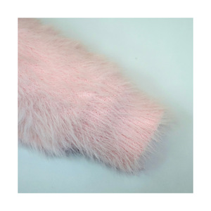 OEM personnalisable dames vêtements d'hiver à la mode Cardigan floue Jacquard manches longues tricots chauds Style décontracté pour les femmes - Product Image 4