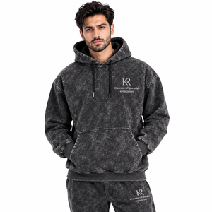 เสื้อฮู้ดดี้ผู้ชาย Khawaja Rafique Ullah Enterprises รุ่น Winter Washed ทรงปกติ ผ้าฝ้ายฟลีซ เป็นมิตรกับสิ่งแวดล้อม แห้งเร็ว สวมใส่สบาย - Product Image 1