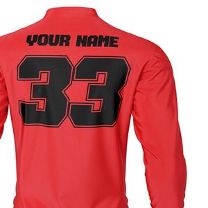 Maillot de motocross professionnel à manches longues, vêtements de course automobile, séchage rapide, respirant, polyester, logo, vêtements de sport - Product Image 6