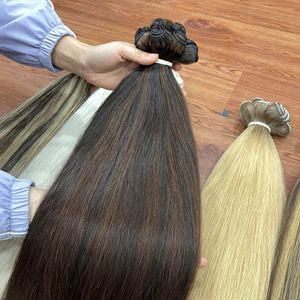 Extensiones de Cabello Humano Vietnamita de Primera Calidad, Color Natural, Súper Sedosas y Suaves, Precio de Fábrica al Por Mayor - Product Image 4