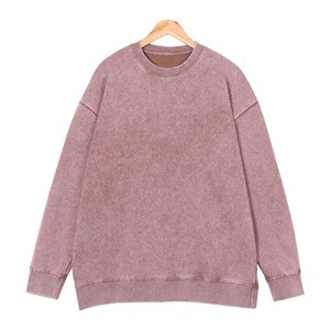 OEM Unisex Sweatshirt Heavy Cotton Sweatshirt Private Label Men's Sweatshirt Ready to Ship - Product Image 6