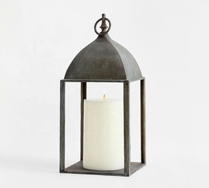 Lanterne porte-bougie classique en fer forgé, faite à la main, de haute qualité, pour décorations de Pâques, de Noël, de maison et d'extérieur (vente en gros) - Product Image 2