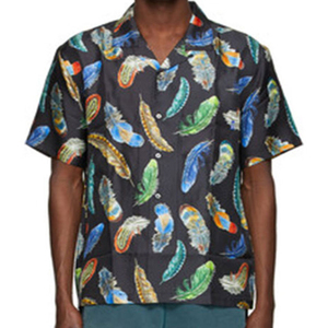 Chemises de plage personnalisées, style hawaïen, manches courtes, imprimé floral, séchage rapide, respirantes, coupe ajustée, décontractées, vacances d'été - Product Image 3