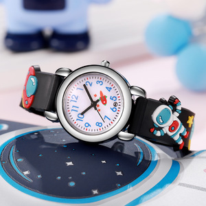 Reloj de Pulsera 3D para Niños, Reloj de Cuarzo Infantil a Prueba de Agua, Deportivo, de Dibujos Animados, con Correa de Silicona y Cristal de Aleación - Product Image 2