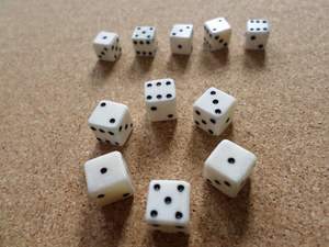 Unique Durable and Stylish Eco-Friendly Handmade Horn and Bone <b>Dice</b> with Custom Logo and Natural Shape - Product Image 3