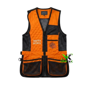 Gilet de tir en argile pour le tir au skeet, gilet de tir professionnel personnalisé, respirant, avec épaulettes rembourrées et poches pour coquilles, vêtements de sport d'extérieur - Product Image 5