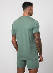 Camiseta de Manga Larga para Hombre, Unisex, con Costuras en Contraste de Color, Tejida en Poliéster/Algodón, Estilo Holgado, para Verano - Product Image 2