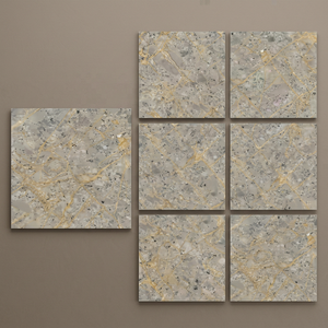 Azulejos de Porcelana Golden Wave de 800x800mm, Totalmente Esmaltados, Pulidos, Antideslizantes, para Pisos Interiores de Hoteles, Diseño MCM - Product Image 1