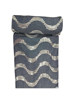 Tela de Mezclilla Azul Marino Tejida de Alta Demanda para Ropa de Niñas y Vestidos de Noche, Ligera y Estampada, Accesorios de Moda - Product Image 4