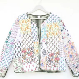 New Arrival Color Handmade <b>Patchwork</b> <b>Jackets</b> Indian Handmade Patch Work <b>Jackets</b> Coats Boho Quilted <b>Jacket</b> for Women - Product Image 1