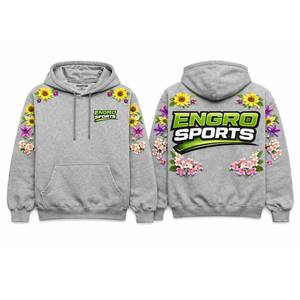 Sweat à capuche en molleton 100% coton avec impression en relief, étiquette personnalisée, logo et design sur mesure, service OEM et ODM, étiquette de marque, étiquette de taille et emballage - Product Image 1