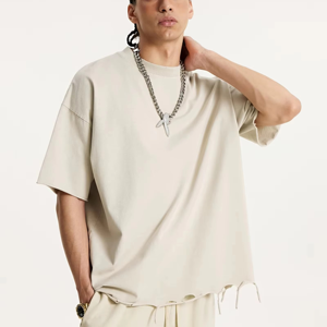 Camiseta Oversize de Algodón 100% Ecológico con Estética Minimalista, Hombro Caído, Lisa, Unisex, Casual, Estilo Urbano, Suave y Transpirable - Product Image 5