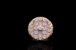 Bulk Stock Drop Shipping Fashion Rapper 925 Solid Silver Hip Hop Luxury <b>Iced</b> Jewelry Allah VVS1 Moissanite Rhodium Plated <b>Ring</b> - Product Image 1