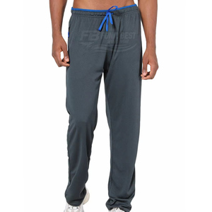 Men's Premium 100% Cotton Straight Lightweight Sweatpants Elastic Waistband Quick-drying Light Wash for Autumn Running Training - Product Image 2