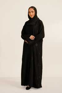 Premium Women Muslim Abaya Wholesale Islamic Clothing Full Length Modest Abaya Breathable Long Sleeves Floor Length Open Abaya - Product Image 6