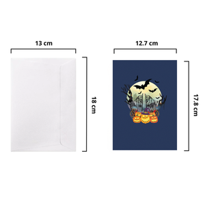 Wholesale 3D Pop Card Love Theme Ghost Custom New Year <b>Handmade</b> Greeting Card Envelope <b>Paper</b> Decoration - Product Image 2