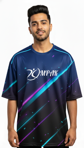 T-shirt décontracté pour homme, surdimensionné, sublimation, streetwear, tendance, coupe ample, mode quotidienne - Product Image 3