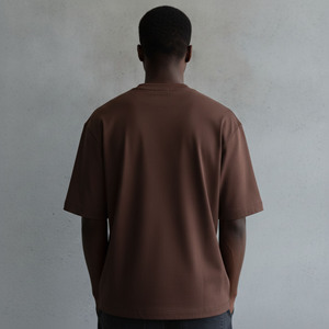 2026 Top Trendy Heavy Weight Eco-Friendly Hip Hop Style Custom Logo Blank Worsted Anti-Wrinkle Breathable Washed Men's Tee - Product Image 5