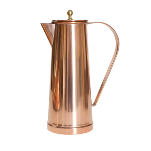 Wholesale Indian Pure Copper Water <b>Jug</b> Bulk Hammered Copper Pitchers for Wedding Gifts & Restaurant Custom Logo Copper Drinkware - Product Image 3