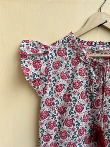 Vestido de Algodón con Estampado Floral Boho, Vestido Corto de Verano para Mujer, Estilo Casual, 100% Algodón - Product Image 2