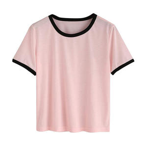 Camisetas Cortas para Mujer, Ligeras, Anti-Pilling, con Logotipo Personalizado, de Alta Venta, Transpirables - Product Image 4
