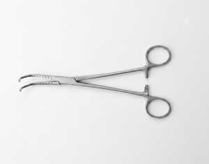 Pinces périphériques vasculaires angulaires DeBakey professionnelles en acier inoxydable personnalisées OEM, 22 cm, 25,5 cm, instruments chirurgicaux CE - Product Image 3