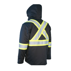 Chaqueta Bomber de Alta Visibilidad, Chaqueta de Seguridad Laboral de Dos Tonos para Hombre, Chaquetas de Seguridad Reflectantes de Alta Visibilidad para Hombre, Genuinas para Adultos - Product Image 2