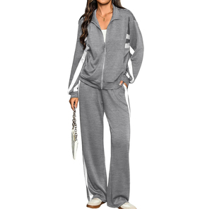 Women's Acid Wash Blue Leopard Print Oversized Hoodie And <b>Pants</b> Two Piece Streetwear Tracksuit Set 100% Cotton Casual Winter - Product Image 4