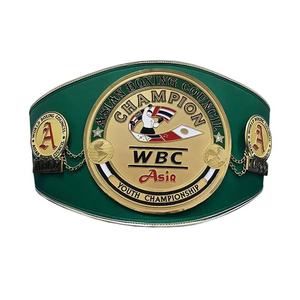 Ceintures de championnat de lutte UFC en cuir personnalisables de qualité supérieure - Épaissesseur de 2 cm, longueur de 2,2 m, imperméables - Product Image 5