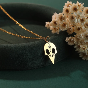 Collar de Moda para Mujer con Colgante de Acero Inoxidable Natural Chapado en Oro de 14K/18K y Elegante Cadena de Cable - Product Image 4