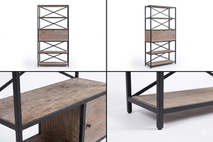 ชั้นวางของอเนกประสงค์ Gerry Rack รุ่นพรีเมียม สำหรับอุตสาหกรรม ผลิตจากไม้และโลหะ ทนทาน เป็นมิตรกับสิ่งแวดล้อม ดีไซน์ทันสมัย แบบตั้งพื้นสูง - Product Image 6