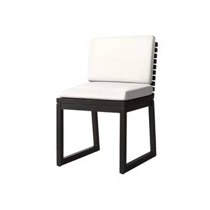 Silla de comedor de aluminio, muebles de exterior duraderos, mesa de comedor, silla de comedor para hotel, villa, patio y uso en exteriores. - Product Image 2