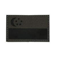 Patch en tissu gravé au laser haute durabilité avec bordure découpée nette pour vestes de moto, blousons et vêtements d'événements
