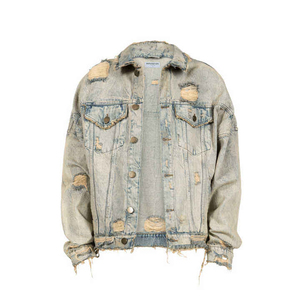High Quality <b>Custom</b> <b>Denim</b> <b>Jackets</b> Embroidery Customized Logo Printing 100% Cotton Casual Streetwear Winter Men's <b>Custom</b> Colors - Product Image 2