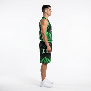 Groothandel Reversibele Basketbal Uniform Set Op Maat Bedrukt Naam Nummer Logo Sublimatie Mesh Basketbalshirt Atletiek Sportkleding - Product Image 2