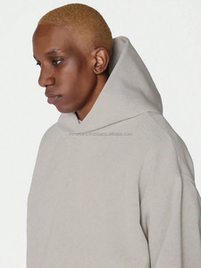 Fabricant de streetwear avec logo personnalisé, sweats à capuche en molleton de coton surdimensionnés, à épaules tombantes, 500 g/m², poids lourd, vierges - Product Image 5