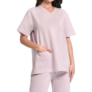 Tenue médicale extensible pour femme, ensemble de blouses et pantalons de travail, uniformes d'infirmière, marque privée - Product Image 4