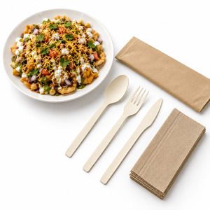 Couteaux jetables en papier de qualité supérieure 155 mm pour boulangerie, café, restaurant et fournitures de fête, lot de 50 pièces, pour pâtisserie et desserts - Product Image 1