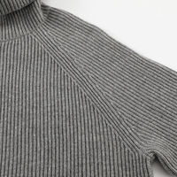 Pull-over décontracté surdimensionné en maille à manches longues, élégant pour l'automne et l'hiver, en polaire brodée, anti-boulochage, respectueux de l'environnement