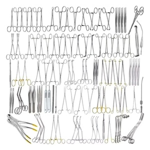 ชุดเครื่องมือผ่าตัดหัวใจหลักสำหรับการผ่าตัดหลอดเลือดหัวใจ 106 ชิ้น ทำจากเหล็กกล้าไร้สนิม สำหรับการผ่าตัดหัวใจแบบเปิด - Product Image 3