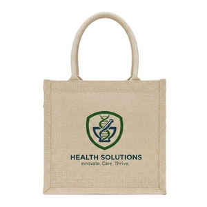 Personalized Custom Cartoon Letter Jute Tote <b>Bags</b> <b>Long</b> Handle Medium Shoulder Strap Custom Color Logo Gift Birthday Party - Product Image 3
