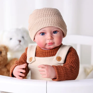 Poupée réaliste <span class=keywords><strong>Jamie</strong></span> de 20 pouces, bébé garçon reborn, corps en tissu doux, membres en vinyle, poupée bébé. - Product Image 1